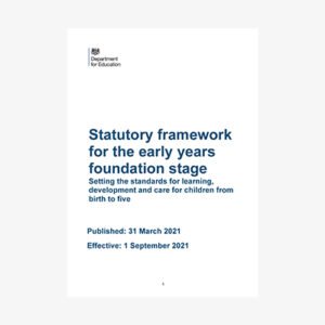 Statutory Framework For The EYFS (DfE)