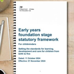 Early Years Foundation Stage Statutory Framework For Childminders January 2024